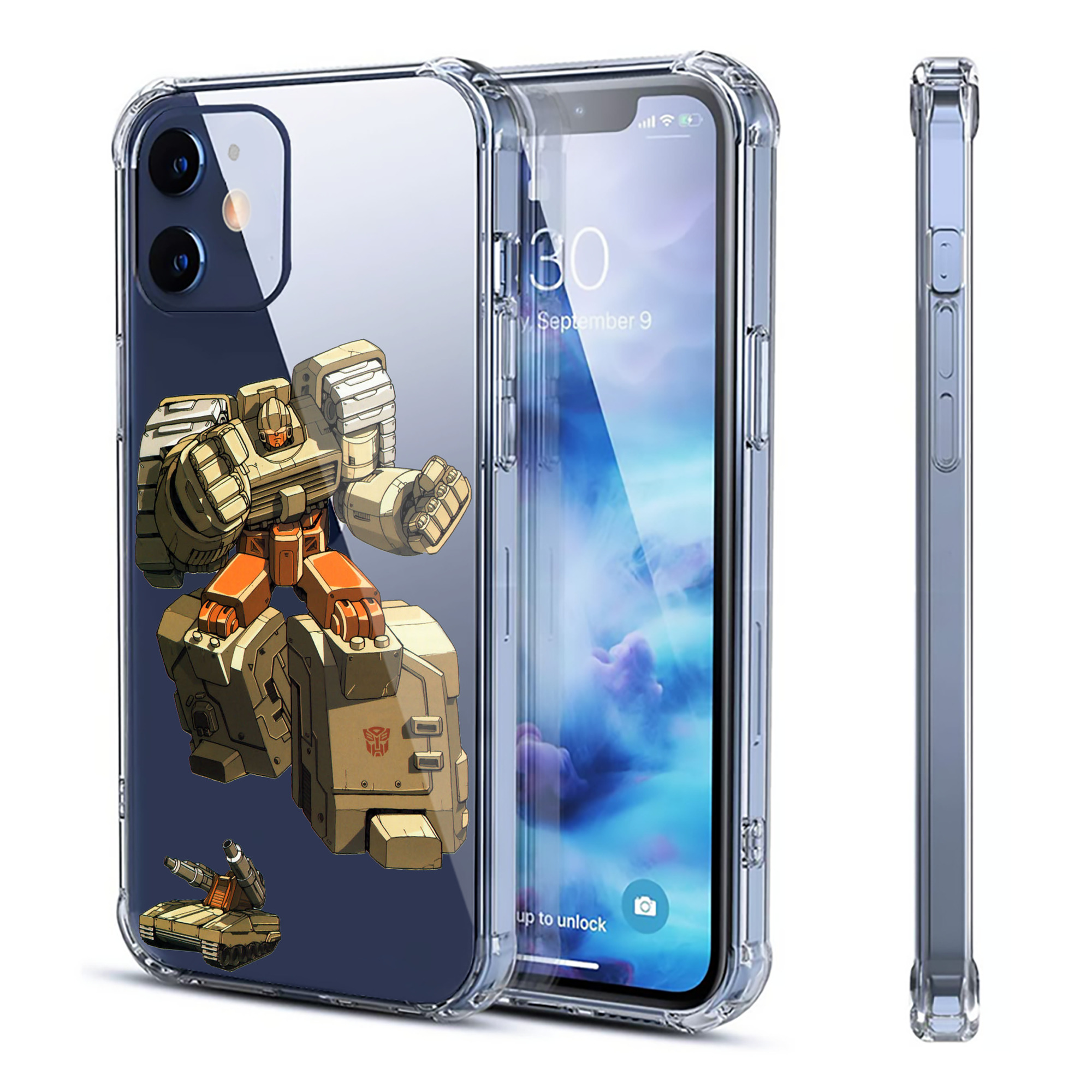（画像用）  【iPhone 12シリーズ対応】透明スマホケース（クリアソフトケース）